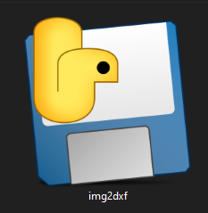 The img2dxf desktop application icon